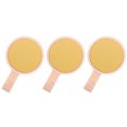 thumbnail image 2 of Ganchos para toallas giratorios, 360°, sujeción de alta resistencia, ABS duradero, multifuncionales para baño y hogar, juego de 3 en amarillo y rosa claro, 2 of 8