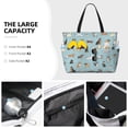 thumbnail image 3 of Pofeuu Dog Pets Print Beach Bag,Waterproof Sandproof Beach Tote Bag, Large Capacity Foldable Beach Bags for Women, 3 of 7
