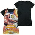 thumbnail image 1 of Atari - Missle Commander - Juniors Teen Girls Black Back Sleeve Shirt - Medium, 1 of 2