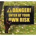 thumbnail image 2 of Danger Halloween Hand Yard Sign 1, 2 of 3