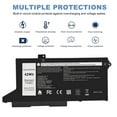thumbnail image 5 of Huajiang Replacement Laptop Battery for Dell WY9DX, Rechargeable 42Wh Li-ion Battery for Dell Latitude 5420 5520, 5 of 10