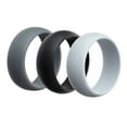 thumbnail image 4 of de compromiso de silicona de 3 piezas para bodas, hombres, mujeres, elástico para exteriores, flexibles Yinane Banda del anillo del dedo del silicón, 4 of 8