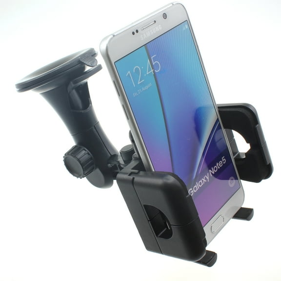 Dash Car Mount for TCL 10 5G UW Phone - Windshield Holder Cradle Swivel Dock Suction E2Q Compatible With TCL 10 5G UW