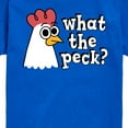 thumbnail image 3 of Instant Message - What The Peck Chicken - Toddler & Youth Short Sleeve Graphic T-Shirt, 3 of 6