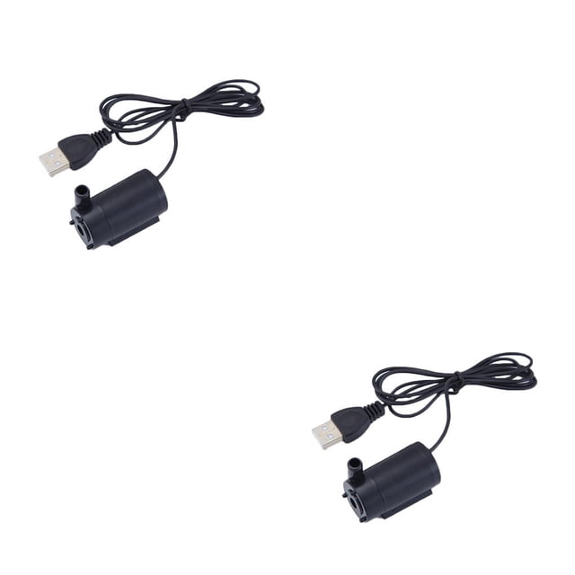Methold Mini bomba de agua sumergible USB sin escobillas, superficie lisa de bajo ruido para peceras, bombas de jardín, 1,8a CC, 5V, doméstico, Type3 NO3 Methold CBP093988