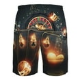 thumbnail image 6 of Kll Creative Casino Men'S Casual Summer Beach Shorts Hawaiian Shorts With Pockets-Small, 6 of 9