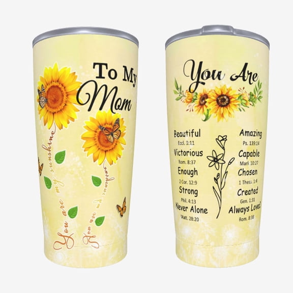 Christian Gifts for Mom from Daughter Son,Mothers Day Birthday Gifts for Mom,20 Oz Tumbler Inspirational and Religious Gifts for Women Mom Mama