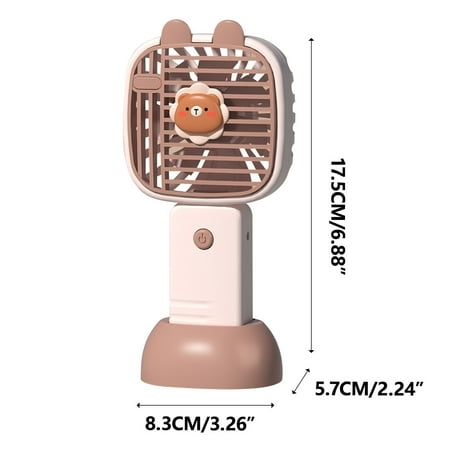

Livrdious Fan Pocket Handheld Mini Fan Portable 500 MAh Battery Operated Fan Rechargeable USB Fan Desktop USB With Base For Children Girls Women Early Access Deals School Supplies on Clearance