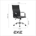 thumbnail image 4 of Silla de escritorio EKE Life Home YX-9005 Ergonómica Tapizado de cuero sintético y mesh, 4 of 9