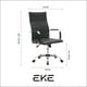 thumbnail image 4 of Silla de escritorio EKE Life Home YX-9005 Ergonómica Tapizado de cuero sintético y mesh, 4 of 9