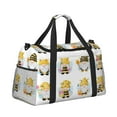 thumbnail image 2 of Balery Gnomes Honey Bee Bolsa de Gimnasio para Mujeres, Bolsa de Viaje con Bolsillo Húmedo, Bolsa de Fin de Semana para Mujeres, Bolsa de Viaje Resistente al Agua, 2 of 7