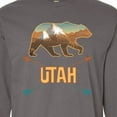 thumbnail image 4 of Inktastic Utah Vacation Bear Silhouette Long Sleeve T-Shirt, 4 of 5