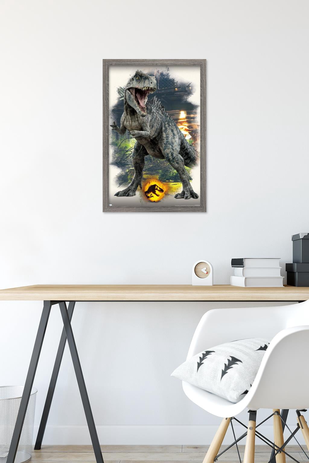 Jurassic World: Dominion - Giganotosaurus Focal Wall Poster, 14.725" x 22.375" Framed