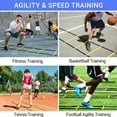LAFANG Agility Ladder Removable Speed Training and Sports Flexibility