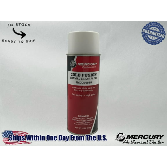 Mercury Genuine OEM Cold Fusion Enamel Spray Paint 12 OZ 8M0094988