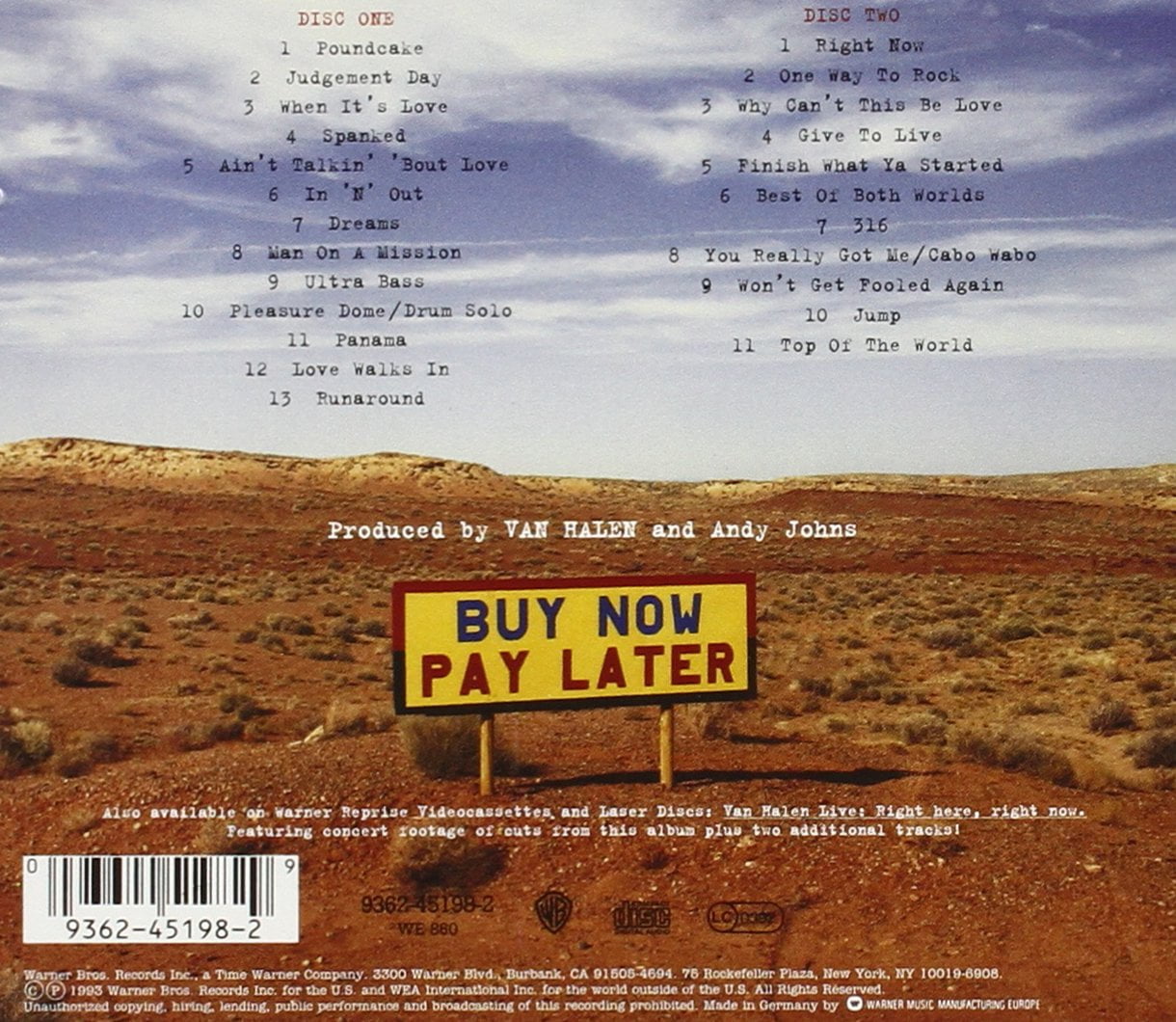 Van Halen - Live: Right Here Right Now - Full Album Heavy