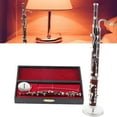 thumbnail image 1 of Mini Basson Ornaments Miniature Decoration Mini Musical Instrument Model Gift Craft 17cm, 1 of 7