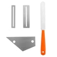 thumbnail image 1 of Shisuyan 1 Ensemble d'Outils pour Guitare Argent Acier Inoxydable pour Réparateurs d'Instruments 18.5x1.5x0.4in, 1 of 8