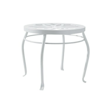 Mainstays Metal White Plant Stand 9 inch Tall