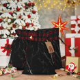 thumbnail image 6 of Disketp Black Marble Texture Abstract Drawstring Christmas Bags, Xmas Gift Bags, Christmas Wrapping Bags, Xmas Goodie Bags, Party Favor Bags-Black, 6 of 8