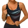 thumbnail image 3 of Balery American Flag Waving Print Sujetadores deportivos con espalda cruzada para mujer, acolchados, sin costuras, de alto impacto, ideales para yoga, gimnasio, entrenamiento y fitness.-Medium, 3 of 8