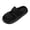 100#Black, variant on Corduroy Slippers for Women – Cloud Comfort Memory Foam House Shoes with Arch Support, Non-Slip EVA Sole – Indoor Outdoor Pillow Slippers for Bedroom, Hospital, Nursing