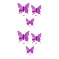 thumbnail image 2 of Moyic Pegatinas de insectos Calcomanías de espejo decorativas Pegatinas de pared 3D de plástico para oficina en casa, Púrpura, 48 piezas Violeta 48 piezas 2piezas Moyic CBP265148, 2 of 6