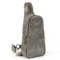 thumbnail image 4 of Boho Chest Bag Animal Prints PU Crossbody Handbag Travel Purse (White Leopard), 4 of 9
