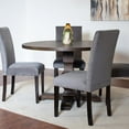 thumbnail image 6 of Roundhill Furniture Fordsville 5 Piece Transitional MDF & Oak Dining Table Set, Gray, 6 of 9
