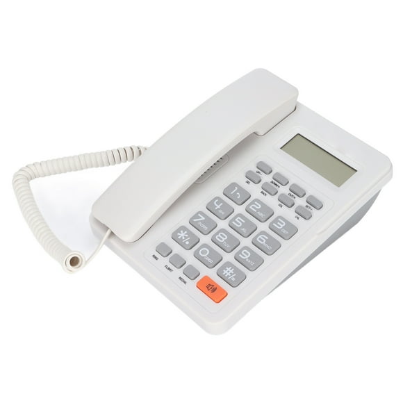 Office Telephone, Predial Number Function Call In Number Displayed Semi Hands Free Office Phone For Hotel White