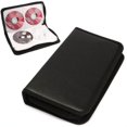 thumbnail image 1 of YOPTOP 80 Sleeve Portable CD DVD Disc Carry Case Holder Bag Wallet Storage Ring Binder, 1 of 7
