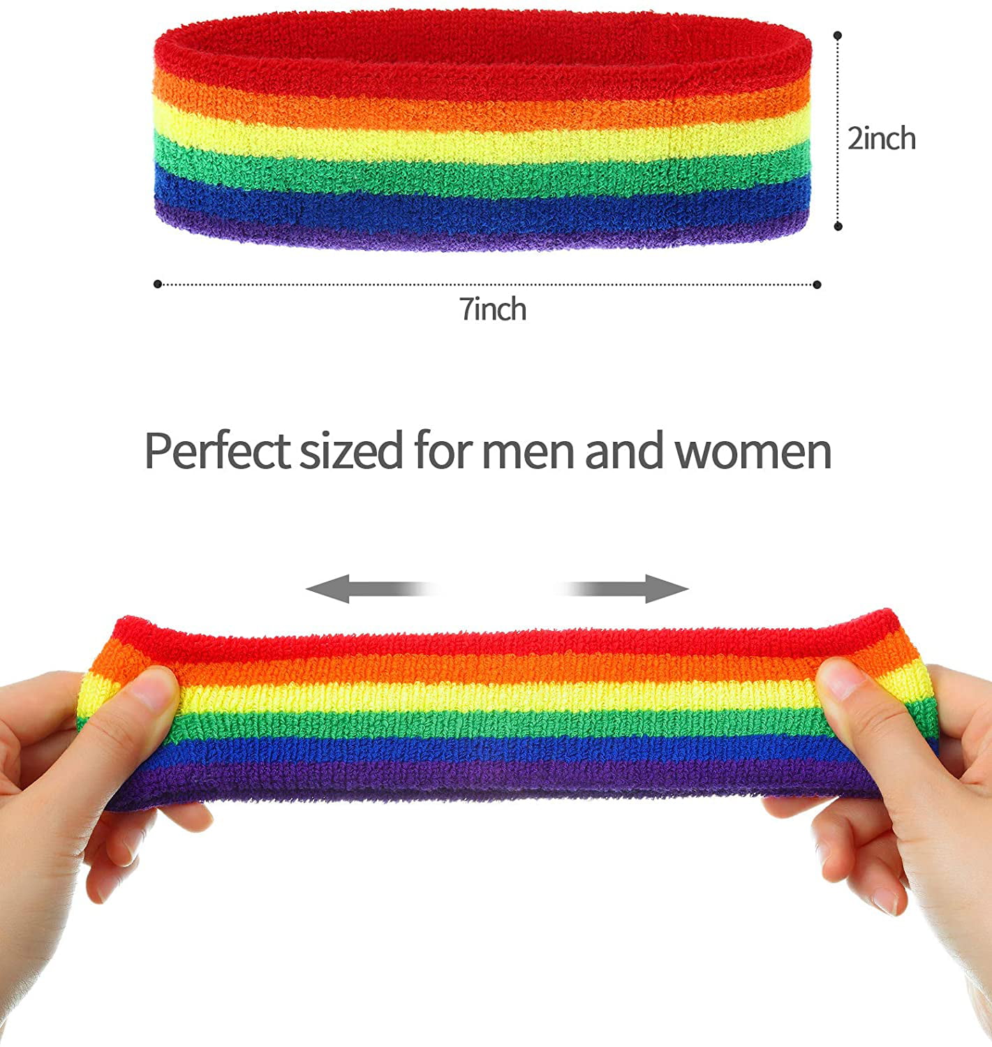 Rainbow Pride Cape Headband Sunglasses for Festivals Party Celebration and Daily Wear LGBTQ Gay Lesbian Pride Rainbow Set