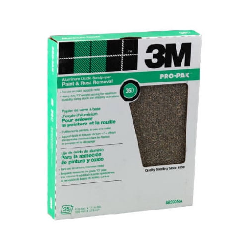 3M COMPANY 88593NA15 15CT 9x11 36Grit Sandpaper