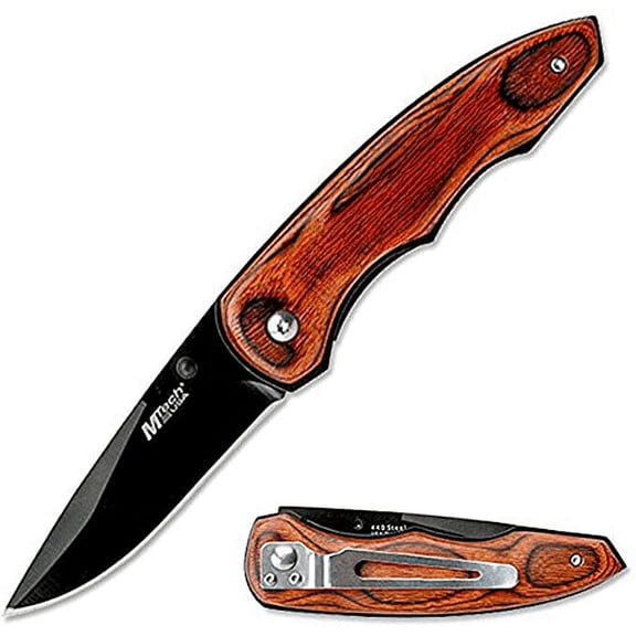 MTech USA Tactical Pocket Knife, Fathers Dad for Day, Groomsmen Gift, Graduation Gifts, Gifts for Men … (MT-407)