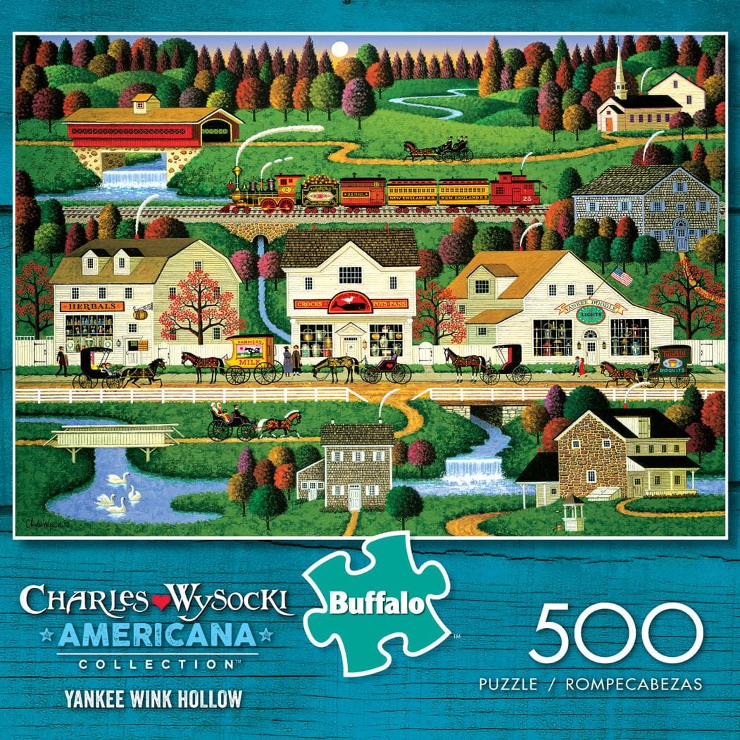 Buffalo Games Americana Yankee Wink Hollow 500 Piece Jigsaw Puzzle