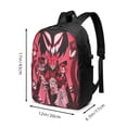 thumbnail image 3 of Hazbin Hotel Laptop Backpack With Usb Charging Port 17 Inch Daypack Travel College School Computer Bag Bookbag, 3 of 9