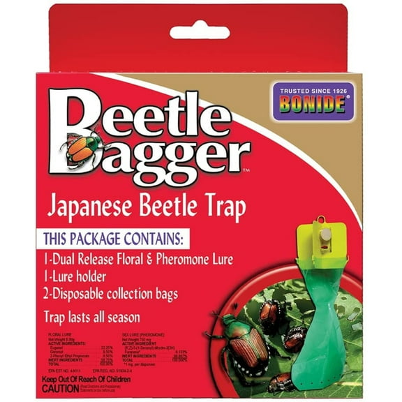 Bonide - Beetle Bagger Indoor/Outdoor Japanese Beetle Trap