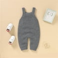 thumbnail image 4 of Generic Kids Loose it Sweaters Baby Knit Romper Cotton Sleeveless Boy Girl Sweater Clothes Heart Pattern Jumpsuit Outfits for Cute Fashion Soft Comfortable Pullover(9-12 Months,Grey), 4 of 9