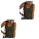 thumbnail image 3 of Sonducket Camisetas sin mangas transpirables para mujer Stay Cool All Summer Long Durable Cotton Womens Vest Top Tank Top Mujer ArmyGreen M 1 Ejercito verde m,1 2Conjunto, 3 of 6