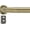Antique Bronze, variant on Splicing Room Darking Curtain Rods for Windows 28-148”, 1inch Diameter Wrap Around Adjustable Drapery Blackout Curtain Rod, Warm Gold