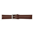 thumbnail image 2 of De Beer Brown Leather Watch Band 22Mm Long Silver Color, 2 of 2