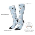 thumbnail image 4 of KLL Skiing penguin Bear Print Cool Socks Men's Women's Crew Socks Funny Crazy Novelty Stockings, 4 of 6