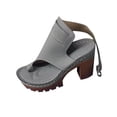 thumbnail image 2 of Caywon Women Gladiator Sandals, Chunky Heel Toe Ring, Ankle Strap Thick Sole Dressy, Comfortable Ladies Shoes Sandalias Cuña Mujer, 2 of 9