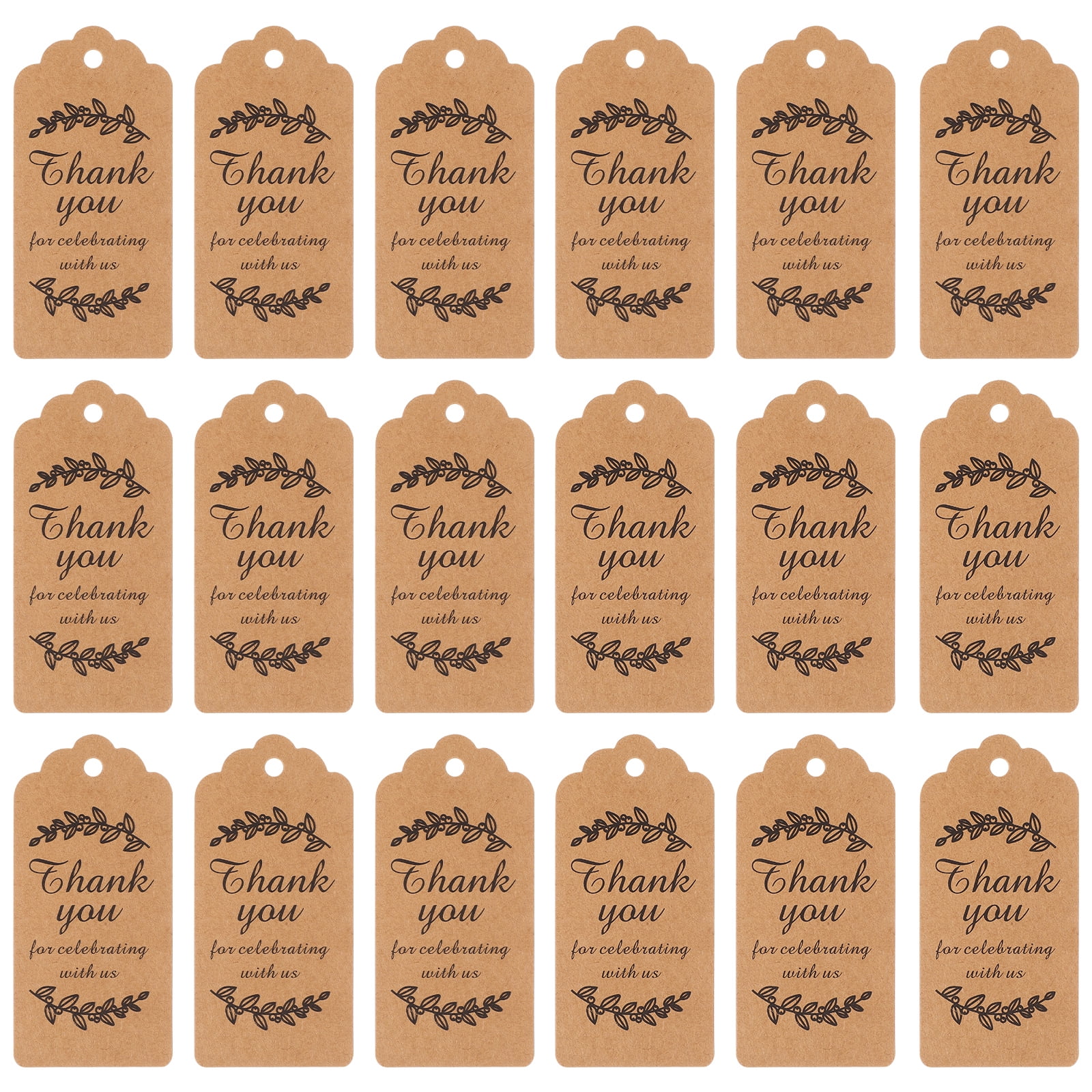 Tags Thank You Wedding Kraft Shower Favors Baby Celebrating Us