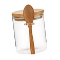 thumbnail image 1 of tarro de almacenamiento Caja Para Condimentos De Especias Con Tapa Y Cuchara Contenedor De Especias De Vidrio Para Cocina 420ml, 1 of 7