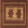 thumbnail image 1 of Ahgly Company Indoor Square Persian Brown Traditional Area Rugs, 6' Square, 1 of 4