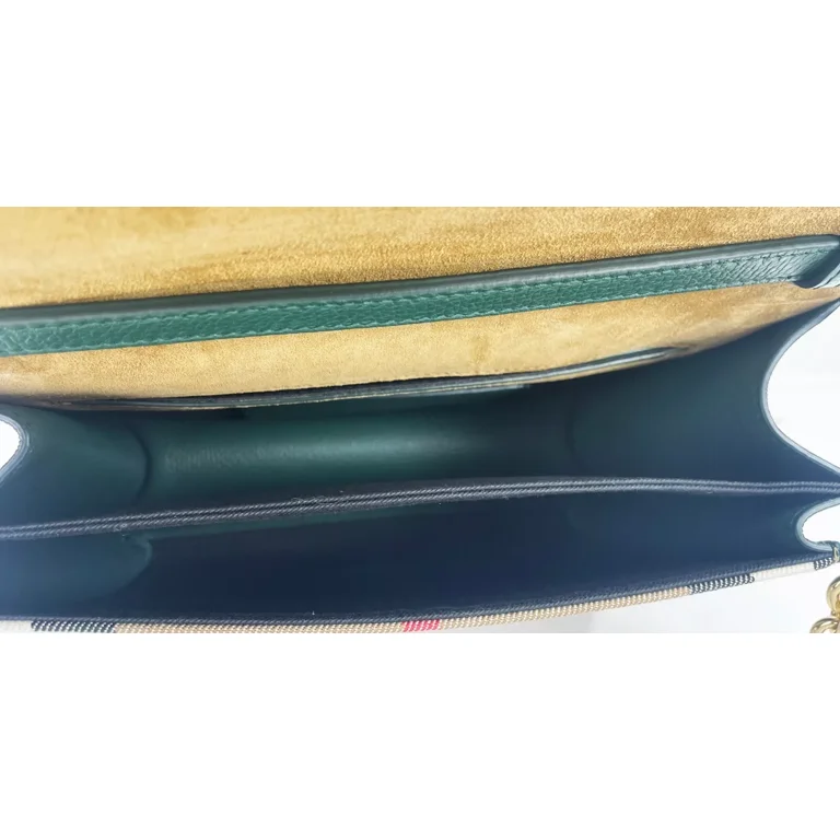 Burberry small macken vintage check & leather crossbody sale