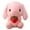 Pink strawberries, variant on Long Ear White Bunny Plush Toy Soft Stuffed Rabbit Doll Decorative Gift