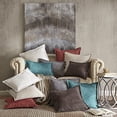 thumbnail image 1 of Madison Park MP30-1838 Coussin de Microsuede, Gris, 1 of 3