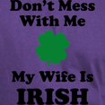 thumbnail image 3 of CafePress - Don't Mess With Me. My Wife Is Irish. Dark T Shirt - Men's Classic Graphic Cotton T-Shirt, 3 of 4